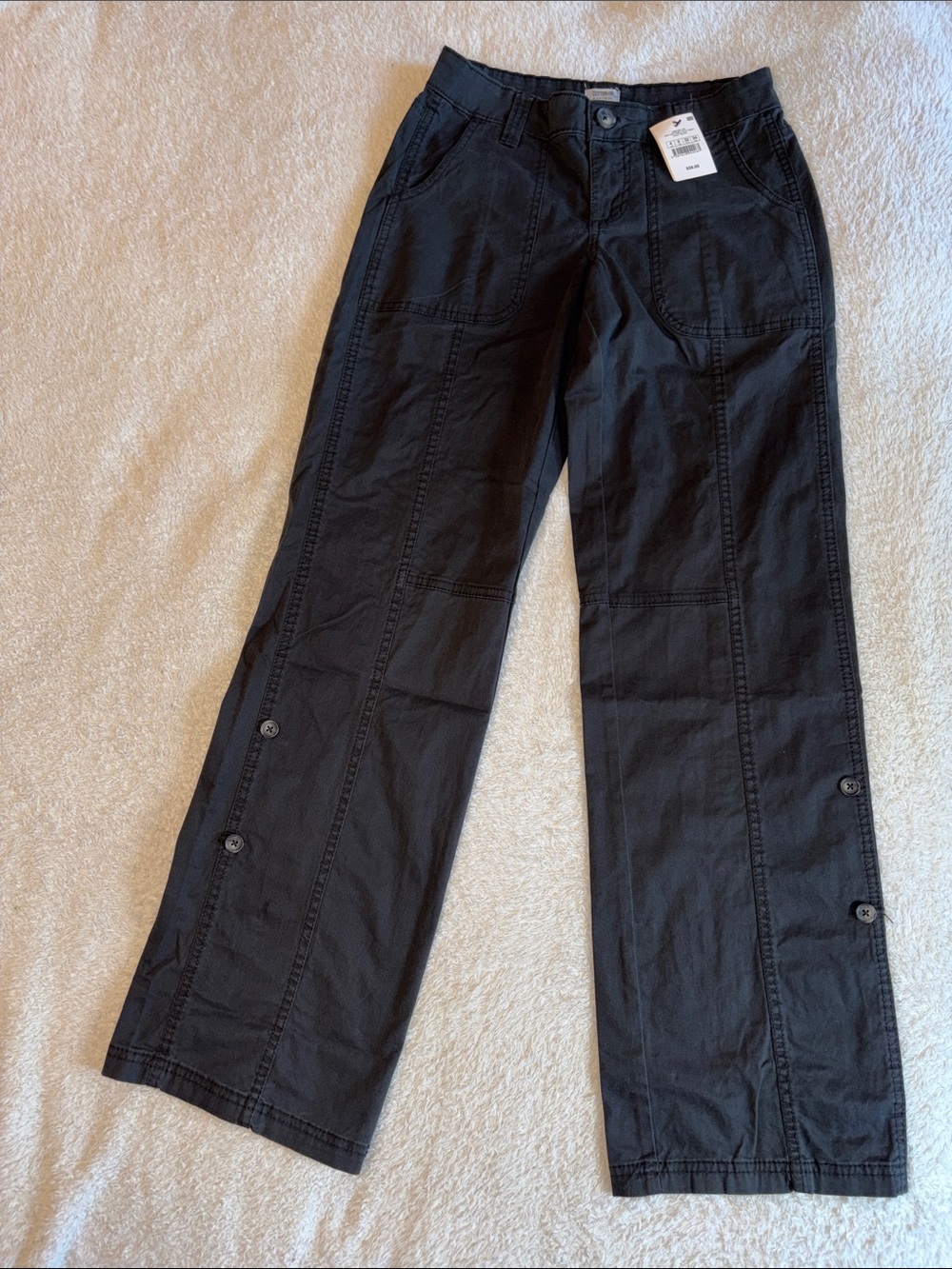 Cotton-On Lexi Low Rise Black Pant Size US 0